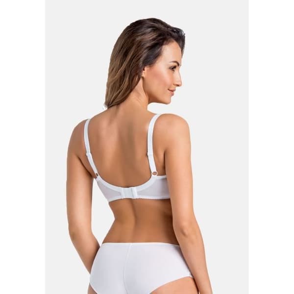 BHP - TEYLI - Klassisk - Med bygel - Blommig spets - Vit Vit 105G