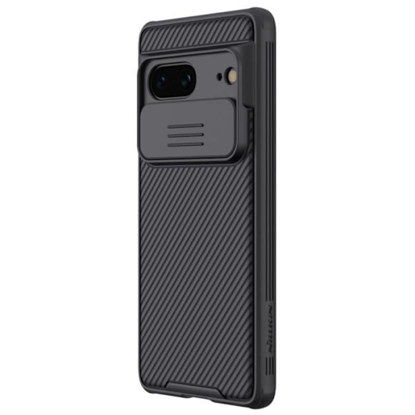 Fodral - NILLKIN - CamShield Pro - Google Pixel 7 - Svart - Halvstyv - Snygg Svart
