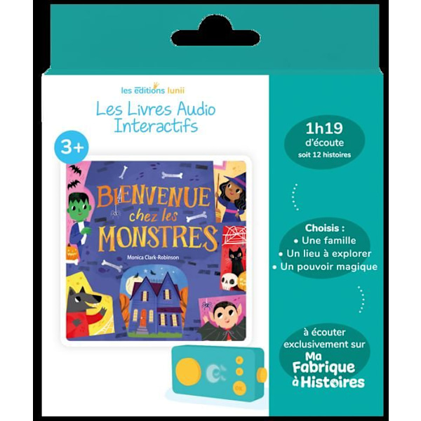 Lunii - Welcome to the Monsters box set - Interaktiv ljudbok - PLATTASPEL - UTBILDNINGSKONSOLL