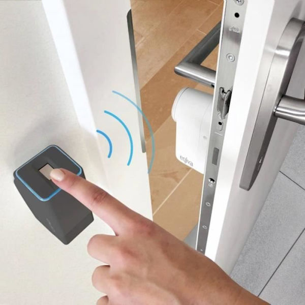 Biometriskt åtkomstsystem - ekey - EKEY UNO 200024 - Bluetooth - Svart Svart