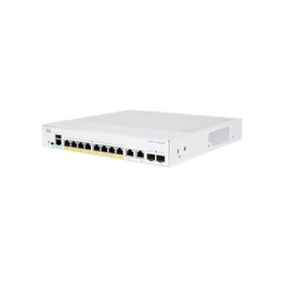 Cisco CBS350-8FP-E-2G-EU Managed 8-ports GE, Full PoE+ 120W 120W, Ext PS, 2x1G Combo