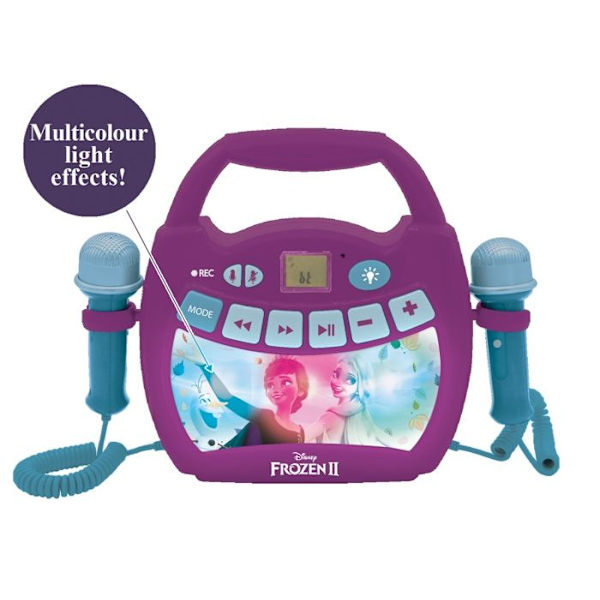 Frozen Bluetooth-högtalare - LEXIBOOK - Ljuseffekter, mikrofoner och uppladdningsbart batteri Lila