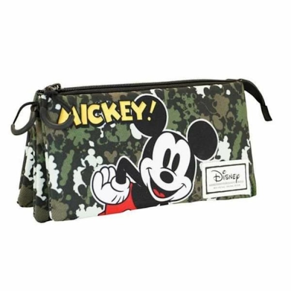 Handväska - Karactermania - Mickey Triple Fan Surprise - Kamouflage - 23x11x10 cm - Barn Militärgrön