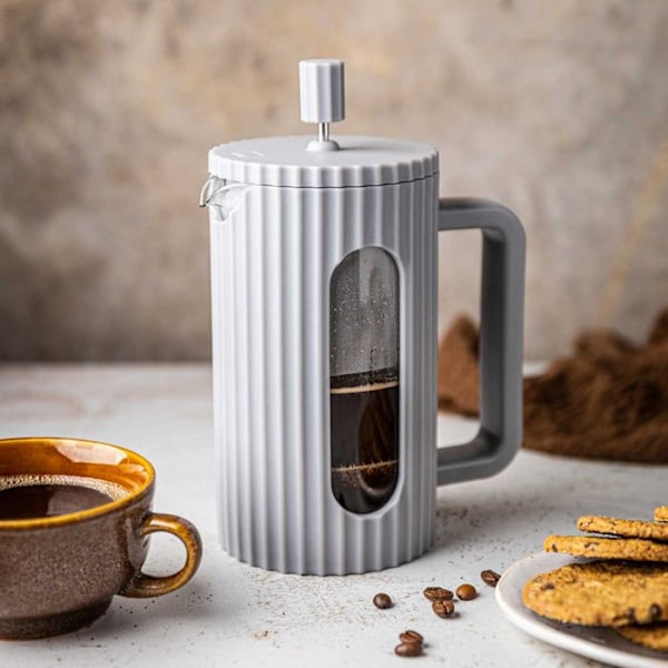 ZAPARZARE TILL KAFFE/TE 600ml KLAUSBERG KB-7747 GRÅ