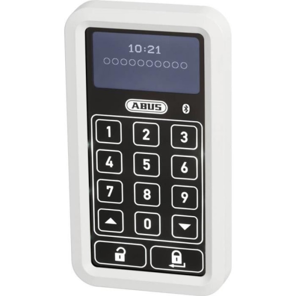 Främre digitalt kodlås - ABUS - ABHT10134 - Bluetooth - Vit