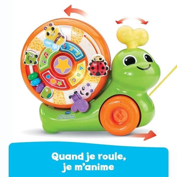 VTECH ROULI-ESCARGOT MAXI UPPTÄCKTER Grön