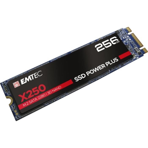 EMTEC X250 M.2 256 GB SATA III 3D NAND intern Solid State Drive