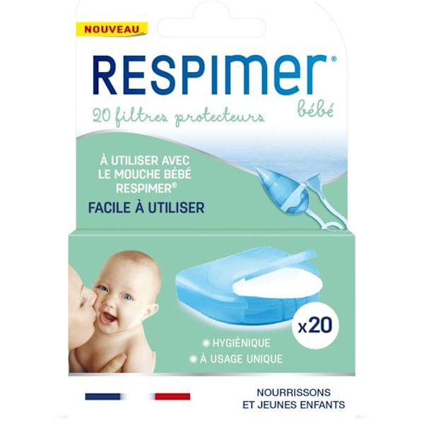 Andas babyflugefilter 20 enheter Grön