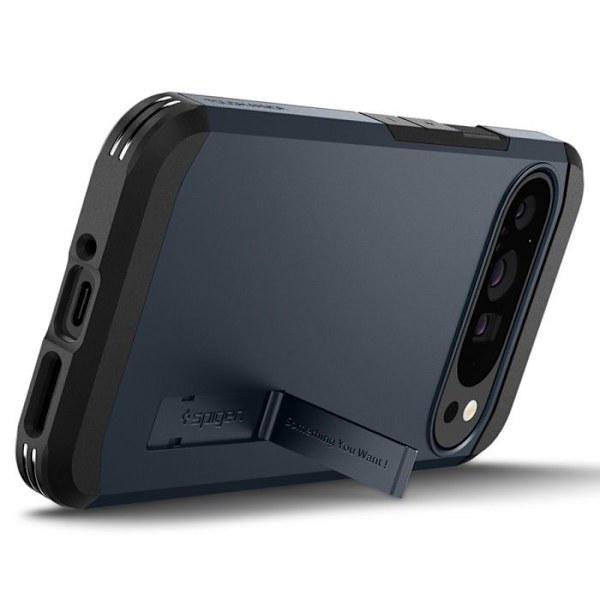 Spigen Tough Armor – Fodral för Google Pixel 9 Pro XL (metallisk skiffer) Skiffer