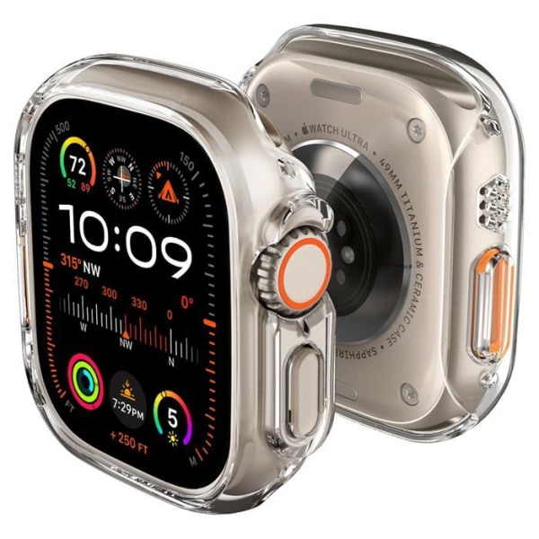 Spigen - ACS05917 - Thin Fit Fodral kompatibel med Apple Watch Ultra 2 (2023) / Ultra (2022) 49 mm - Transparent