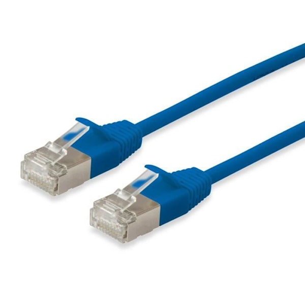 Cat6a S-FTP (S-STP) nätverkskabel 7,5 m - UTRUSTNING - Avskärmning, Guldpläterade kontakter, LSZH