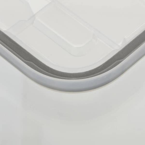 Plastlåda med klipp 18L "Protect+" Transparent