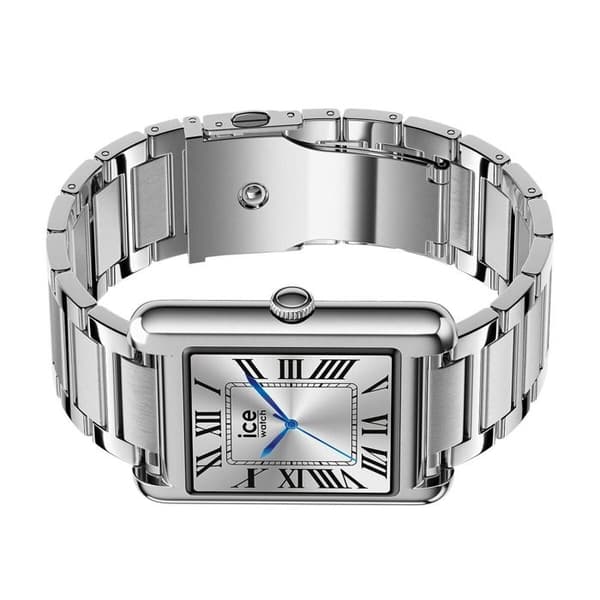 Ice Watch ICE smart TK 2.0 Rektangulär 1,41" Silver — Smartklocka med stålarmband, AMOLED, IP68