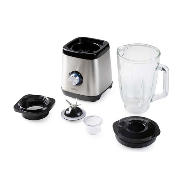 Domo Blender 1,5 l 1000 w grå metallic - DO1133BL