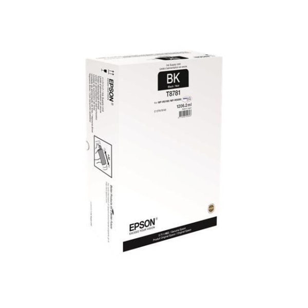 EPSON T8781 Refill Ink - Svart - WorkForce Pro WF-R5190, WF-R5690