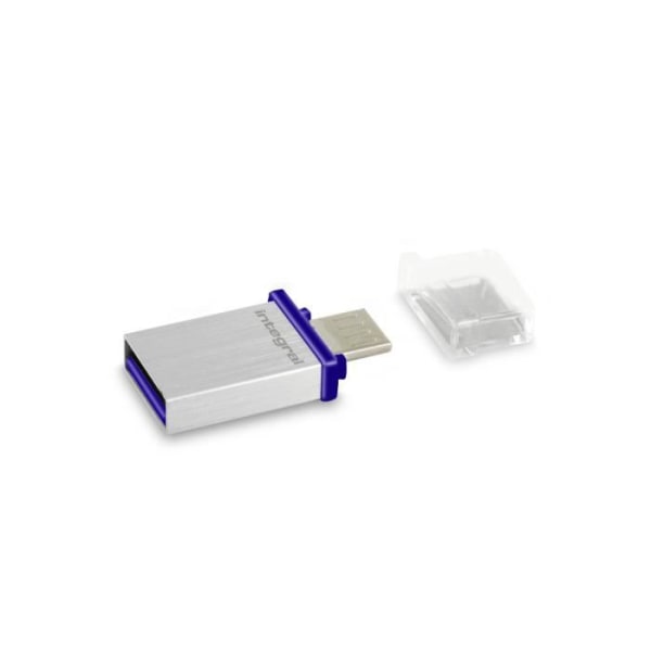 Micro Fusion OTG USB-minne 16GB - INTEGRAL - Dubbel USB-kontakt - Android och PC/Mac - 2 års garanti