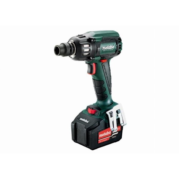 Sladdlös slagskruvmejsel - Metabo - SSW 18 LTX 400 BL - 2 18V 4Ah batterier - Borstlös motor - 12 hastigheter