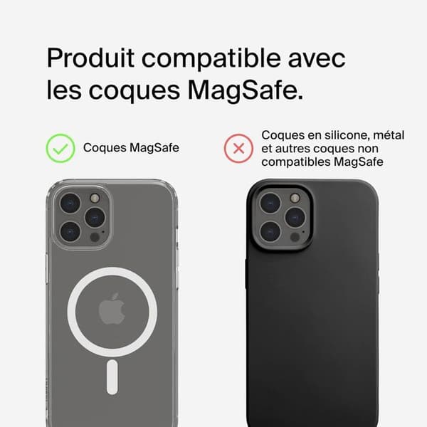 Magnetisk extern batteri - BELKIN - Vit Vit