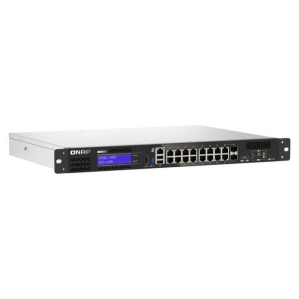 Switch - QNAP - QGD-1600 - 16 1GbE-portar med 2 RJ45 - Layer 2, VLAN, IGMP snooping