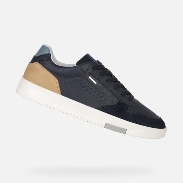 Geox Tennis Herr U SEGNALE låga sneakers Marinblå och konjak 41