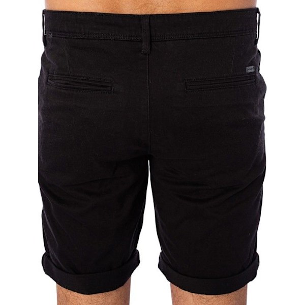 Bermuda - JACK & JONES - Bowie Solid - Svart - Herr - Stretch 98% bomull - S