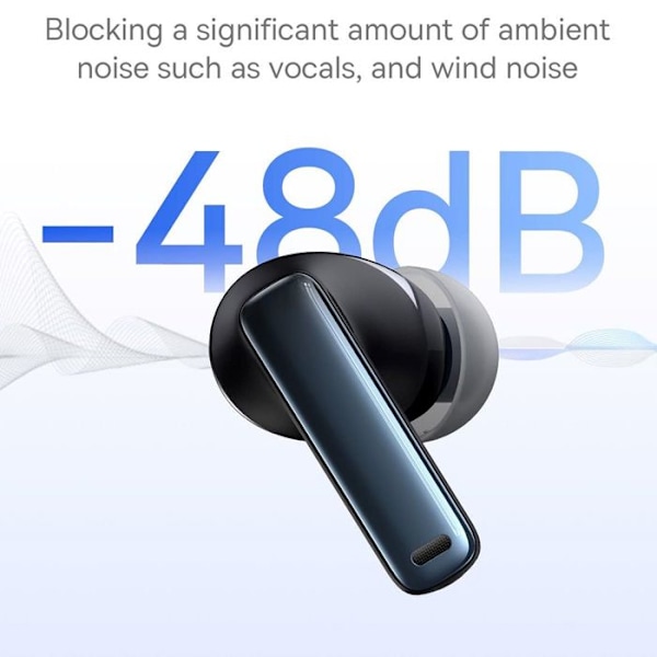 Trådlösa hörlurar - Baseus - Bowie M2s - Bluetooth 5.3 - Stereo - Svart Svart