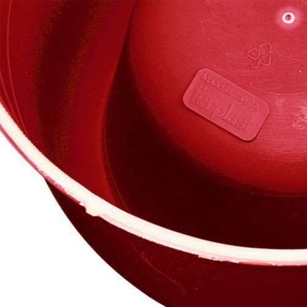 Hundskål - Ferplast - Party 10 - 2 L - Röd - Lätt plast Röd