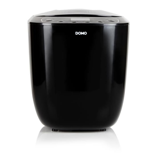DOMO B3973 automatisk brödmaskin - 12 program - 700 eller 1000 g bröd - Svart