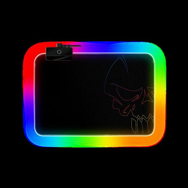 RGB Musmatta - SPIRIT OF GAMER - Medium - LED-bakgrundsbelysning - Halkfri - 10 Lägen