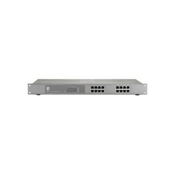 LEVELONE GEP-1621 switch - 16 portar - Gigabit Ethernet - Flödeskontroll - PoE+