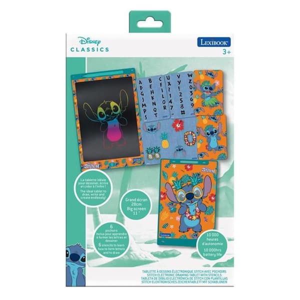 Flerfärgad elektronisk ritplatta Stitch BLÅ