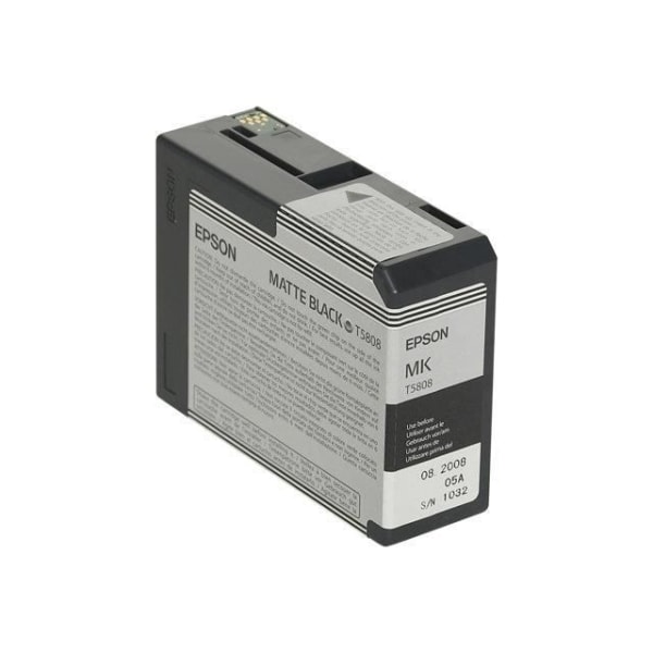 Epson T5808 bläckpatron - Mattsvart - 80 ml - För Epson Stylus Pro 3800/3880