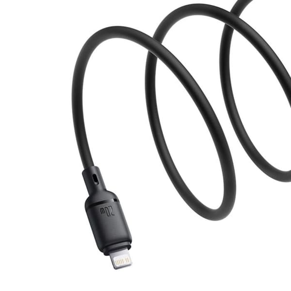 Câble Baseus Silky Series USB-C Lightning PD 20W 2m Svart