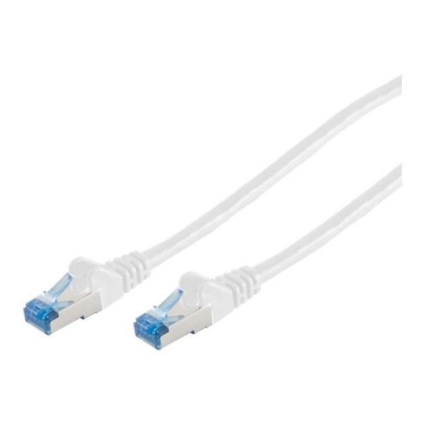 Patchkabel CAT6a RJ45 S/FTP 10m vit 0,000000 Svart