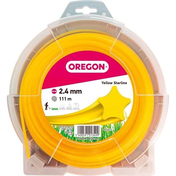Wire - Ej specificerad - 2,4mm - Gul - 111m - Säljs styckvis Gul