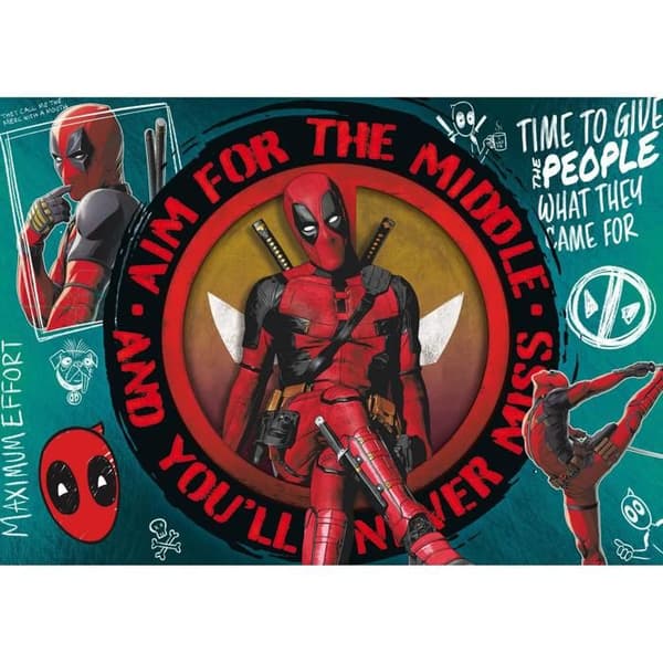 Pussel 1000 bitar - TREFL - Deadpool - Premium Plus - 68x48 cm - För vuxna