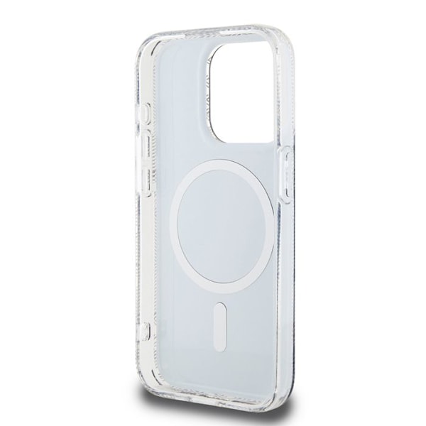 Skydd för iPhone 15 Pro - Guess IML GCube MagSafe (GUHMP15LHGCUSTGK) - Svart