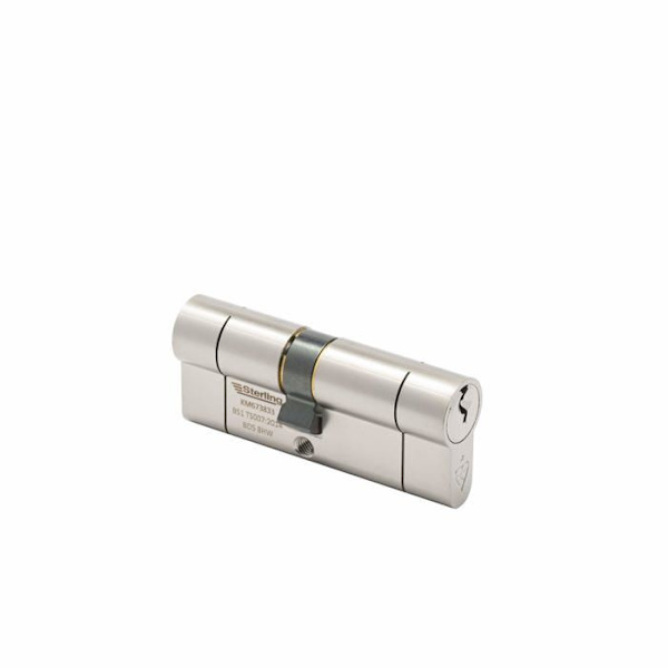 Sterling - BS1 EPN4060 - TS007 1-stjärnig polisgodkänd dörrcylinder säkrad av design Euro Satin Nickel