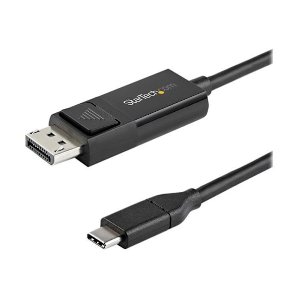 StarTech.com USB C till DisplayPort 1.2 4K 60Hz-kabel, 1m - Dubbelriktad DP till USB-C eller USB-C till DP-videoadapterkabel Rev