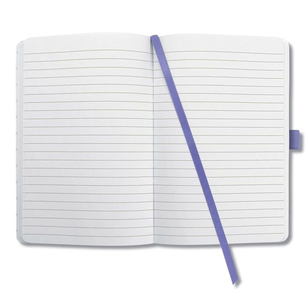 Sigel - JN131 - Jolie Notebook, fodrad, ungefär A5, lila, hård pärm, 174 sidor