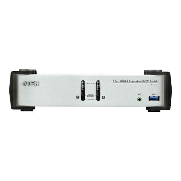 ATEN CS1912 KVMP Switch Monitor-Tangentbord-Mus-Audio-USB Switch USB 2 x KVM - Audio - USB 1 Lokal användare...
