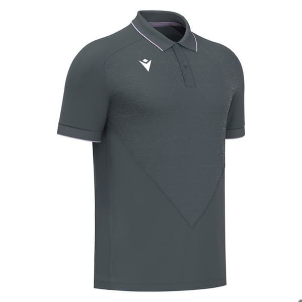 Polo Macron Baldwin antracit/lila S