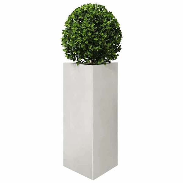 vidaXL Blomlådor 2 st triangulär 40x40x75 cm rostfritt stål 851166