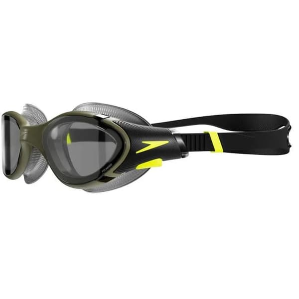 Speedo Biofuse 2.0 simglasögon mörkgrön/gul