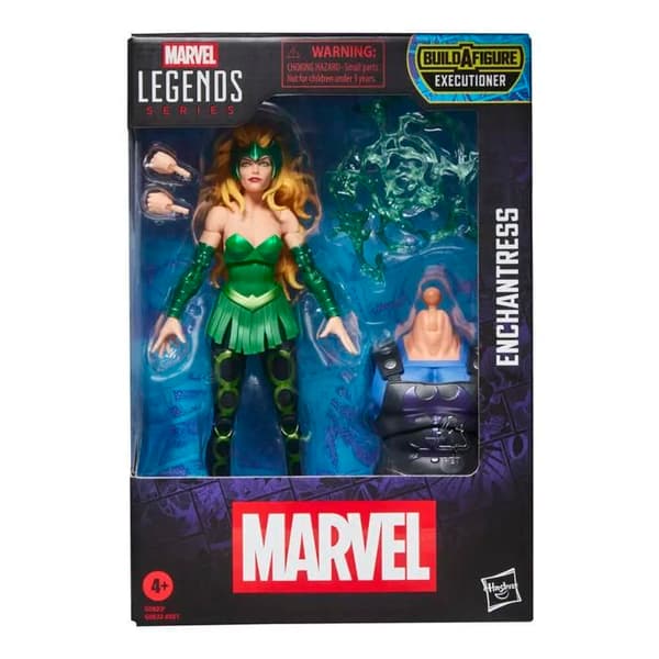 Figur Hasbro Marvel Legends Series Enchantress grön/beige