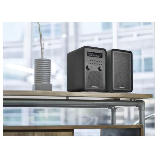 Digital mottagare DAB+ / FM-RDS / Bluetooth / Aux-SANGEAN - DDR-60BT Grå