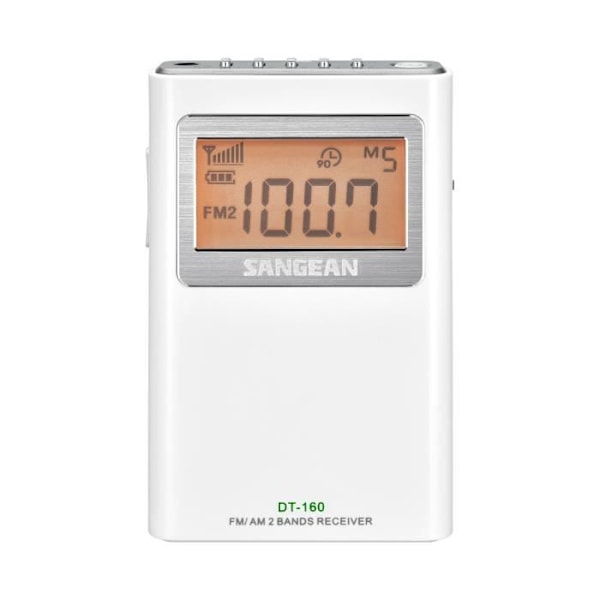 SANGEAN AM/FM fickradio - POCKET 160 (DT-160) Vit