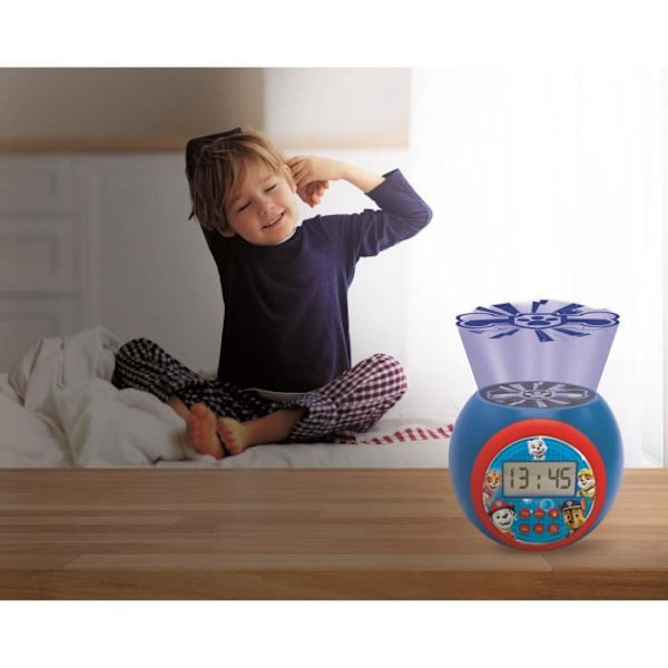 Paw Patrol projektor väckarklocka med timerfunktion Flerfärgad