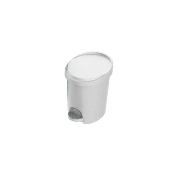 EDA - Pedalbehållare - Stepy - 6 L - vit