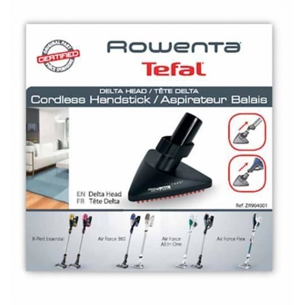 Triangulär sugmun - ROWENTA - ZR904001 - Svart - Dammsugar tillbehör - Delta borste